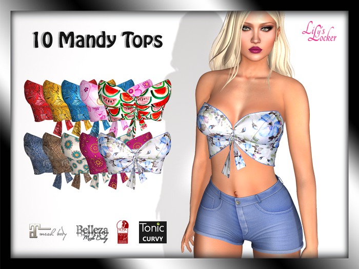 Lily's Locker - Mandy Tops (wear to unpack)