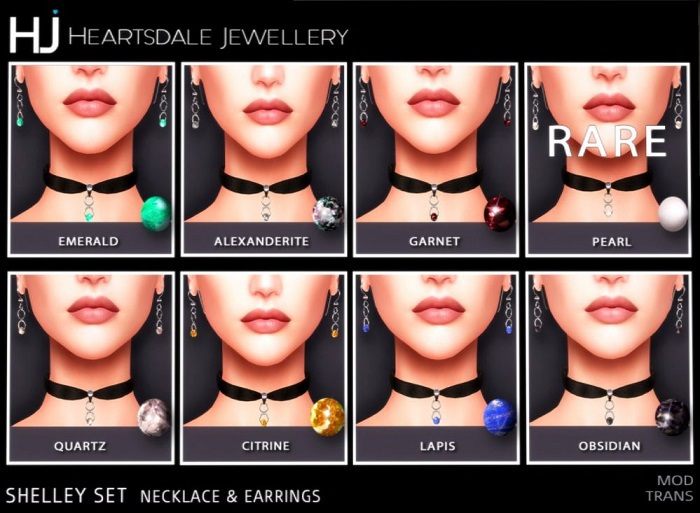 [HJ] Shelley Set Pearl RARE