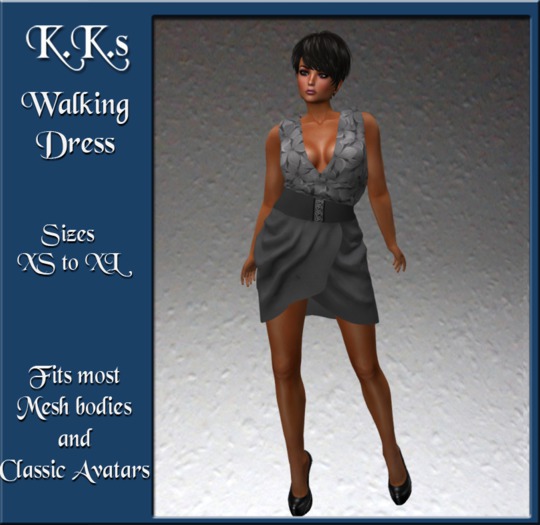 KK's Mesh Walking Dress - DEMO