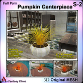 FC- Full Perm Mesh Pumpkin Centerpiece s-2 
