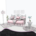 m daybed set rose pinkad
