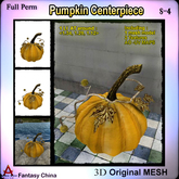 FC- Full Perm Mesh Pumpkin Centerpiece s-4 BP