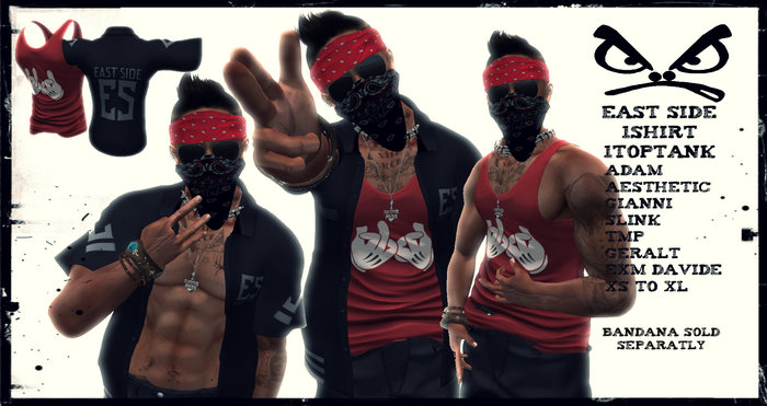 DEMO [[MOOZE]] EASTSIDE SHIRT Bd TOP