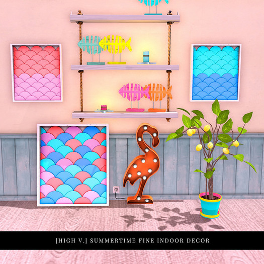 [high v.] chubby pack summer decor