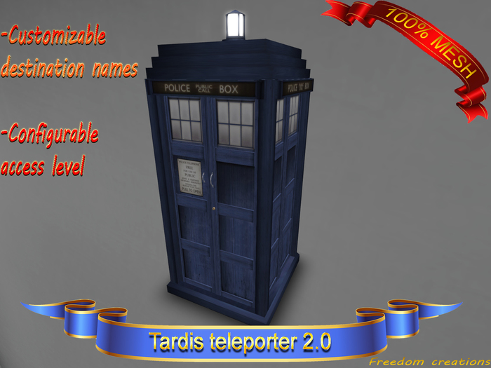 Tardis teleporter 2.0(ADD)(BOX)-Freedom creations