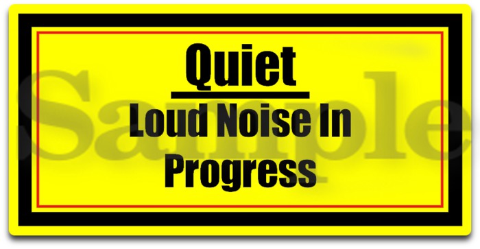 SIGN - Quiet Loud Noise In Progress