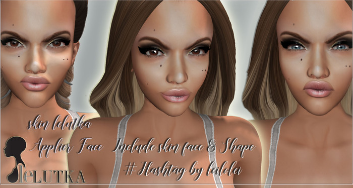 #Damy lelutka skin face & shape