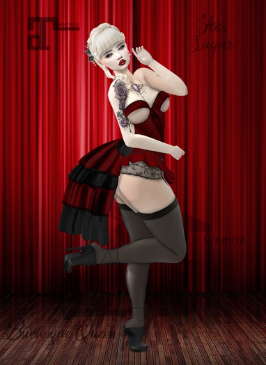 *SS* Burlesque Queen (Red+Black)