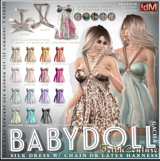!dM Babydoll **PISTACHIO** (BOX #13 LARA)