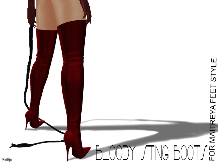 DEMO-SKIFIJA- Bloody Sting Boots for Maitreya feet stile