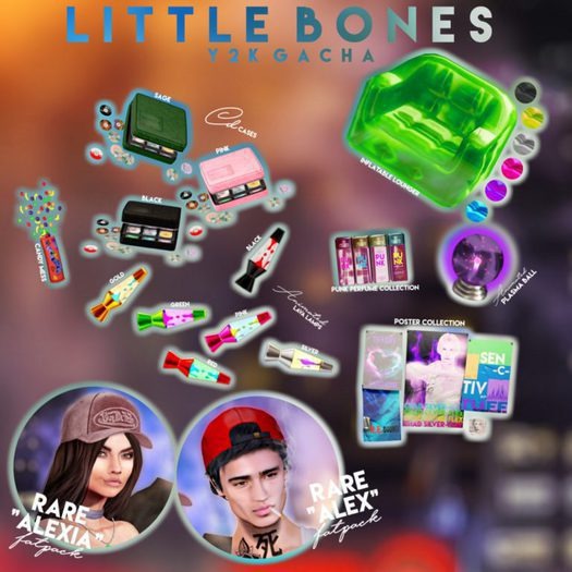 little bones. ET Earrings