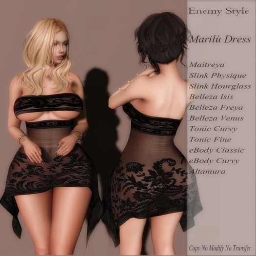 Enemy Style: Marilu' Dress