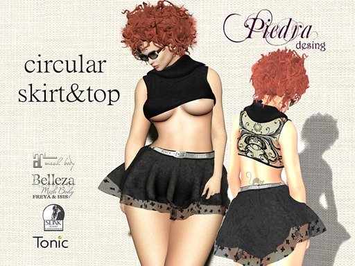 circular skirt&TOP