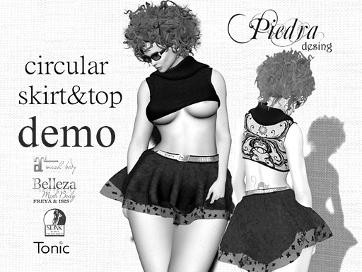 circular skirt&TOP demo