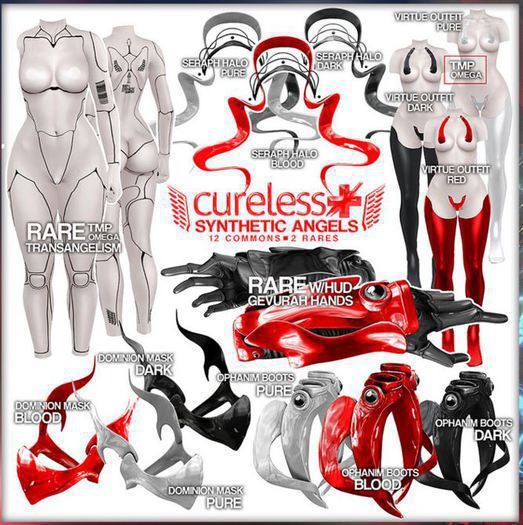 CURELESS [+] Synthetic Angels / Ophanim Boot / BLOOD