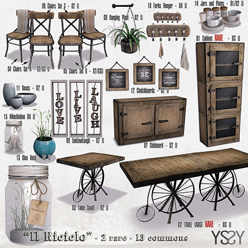 14 *YS&YS* Riciclo Set Jars&Plates Box 3