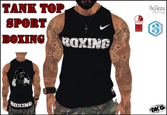 DK'G Tank Top Sport Boxing