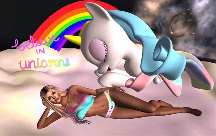 Fluffy Unicorn with Pose ♥
