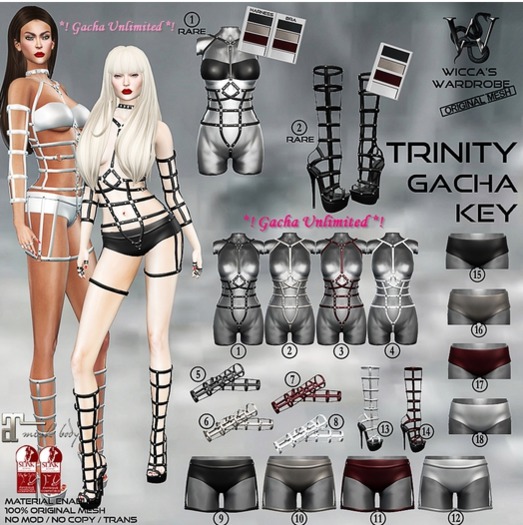#1 Wicca's Wardrobe - Trinity Harness RARE [GACHA]