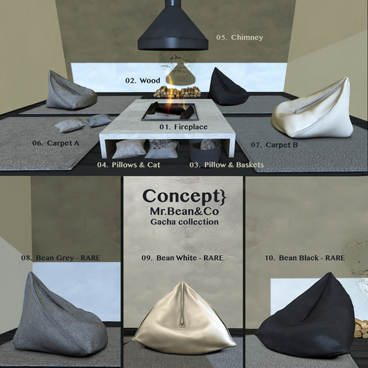 concept}04. * Mr. Bean & Co. - Pillows&Cat