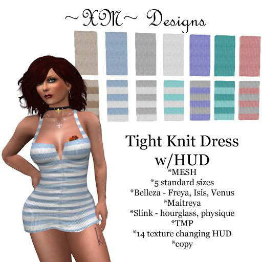 ~XM~ Tight Knit Dress w/HUD