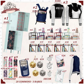 REIGN.- VARSITY DAYS LOCKER SHELF 2- WHITE #9