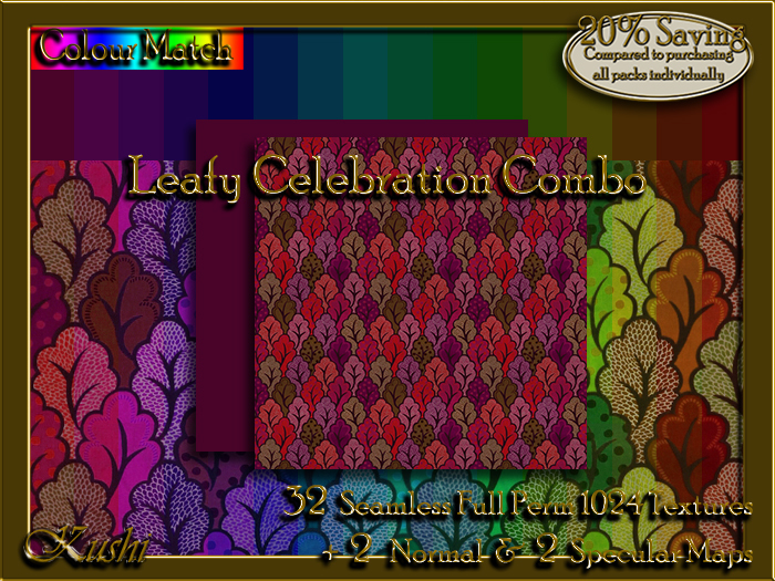 Leafy Celebration Combo Textures 