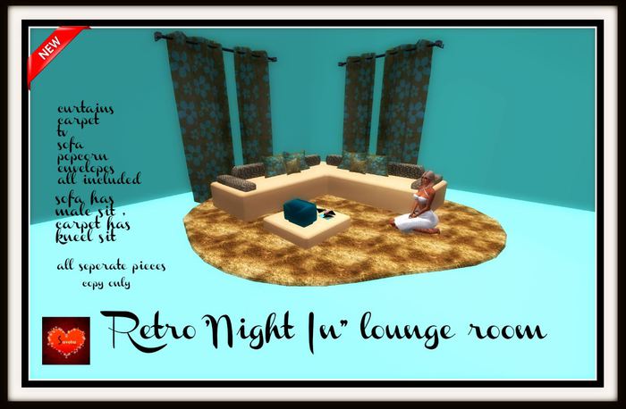 Retro " Night In" Lounge Room *