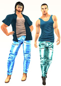 Second Life Marketplace - Blaze Mens Pants - Signature Gianni Jake Adam