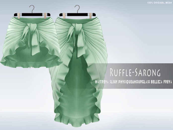 iS Ruffle Sarong Long&Short MINT