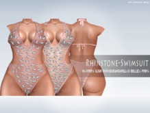 iS Rhinestone Swimsuit PINK/BLUSH [WEAR ME]
