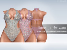 iS Rhinestone Swimsuit LILAC/BLUE [WEAR ME]