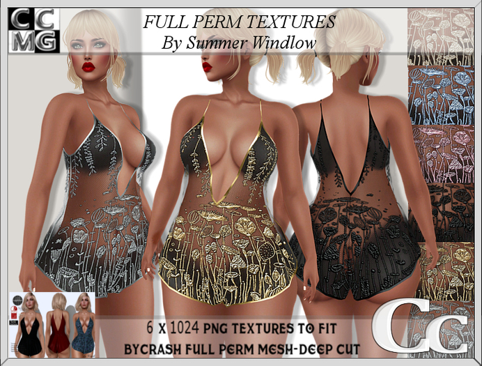 CRASH DC ROMPER TEXTURES -BETTY LACE X 6- FULL PERM