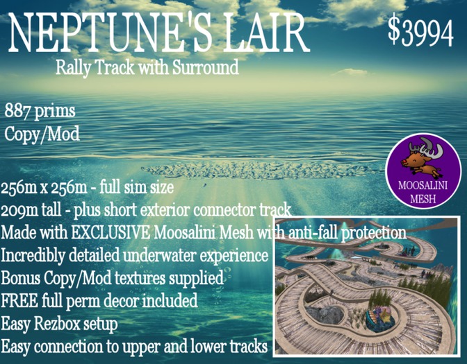 Neptune's Lair Rally Track