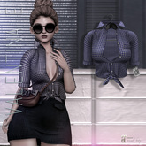 Valentina E. Maisie Gingham Shirt Blue