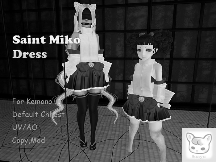 DEMO Kemono Default Chest Clothes , fuayu Saint Miko Dress