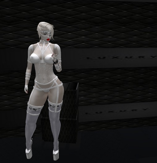 Shape Bento White Pearly Bag