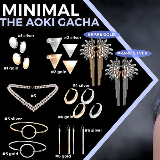 MINIMAL - Aoki Gacha set Necklace Gold #5