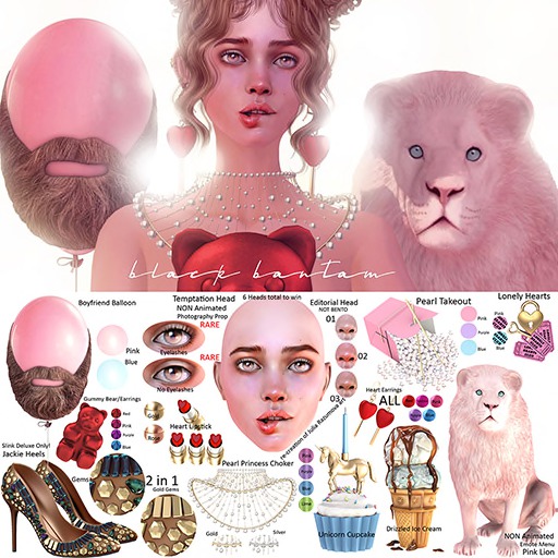 *[Black Bantam] Editoral Temptation Head 01 Lashes RARE