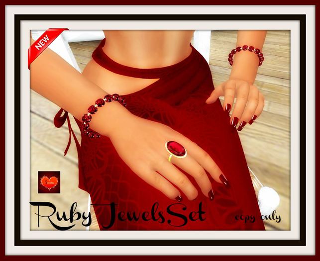 Ruby Jewels Set