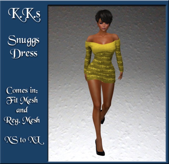 KK's Snuggs Dress - Yellow