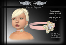 *.:OR:.* Flower Necklace-Pink