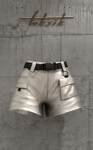 toksik - Selva Shorts (White)