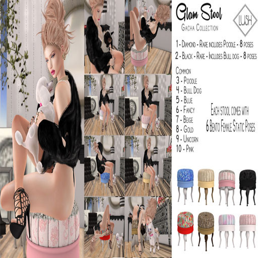 6 Lush - Glam Stool Fancy