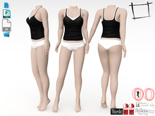 Dae Obj FBX Double Layer Tank Top Maitreya, Ocacin Standard, Slink, Belleza, Tonic, Ocacin Voluptuous