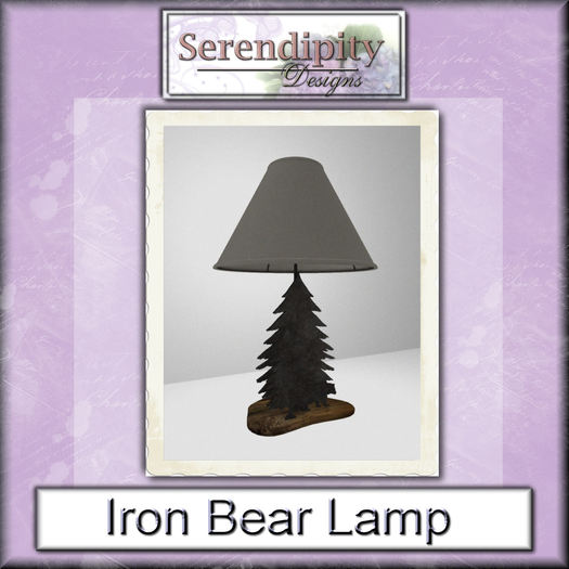 Serendipity Designs - Iron Bear Lamp