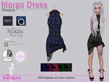 Margo Dress With Hud Flowers