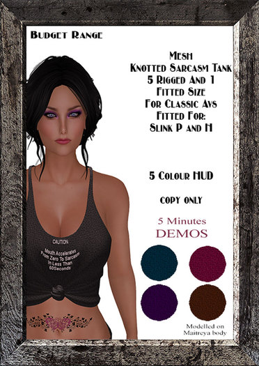 Knotted Sarcasm Tank DEMO