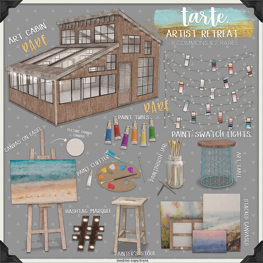 tarte. art table [Artist Retreat]