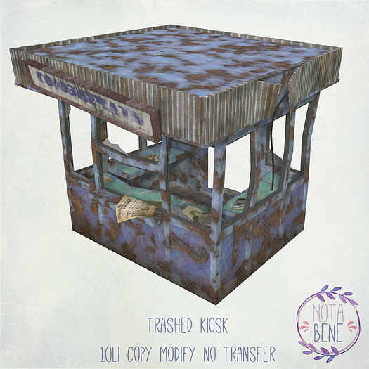 [nota bene] trashed stand